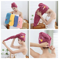 Quick Dry Hair Hat Super Absorbent Soft Towel