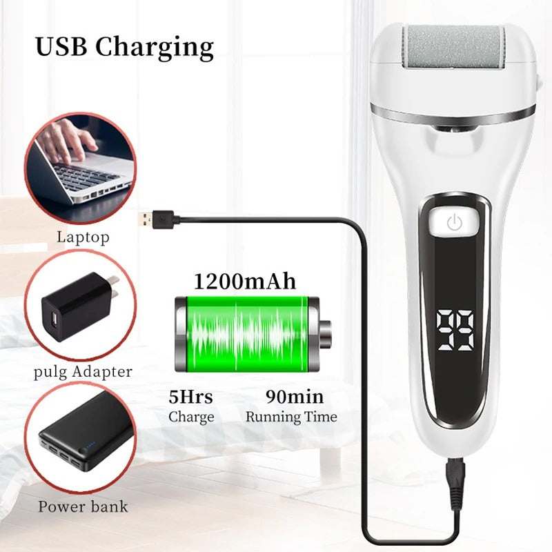 Electric Foot Sandpaper Foot File Professional Pedicure Tool for Heels