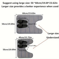 U-Shaped Toilet Mat Memory Foam Bathroom Carpet