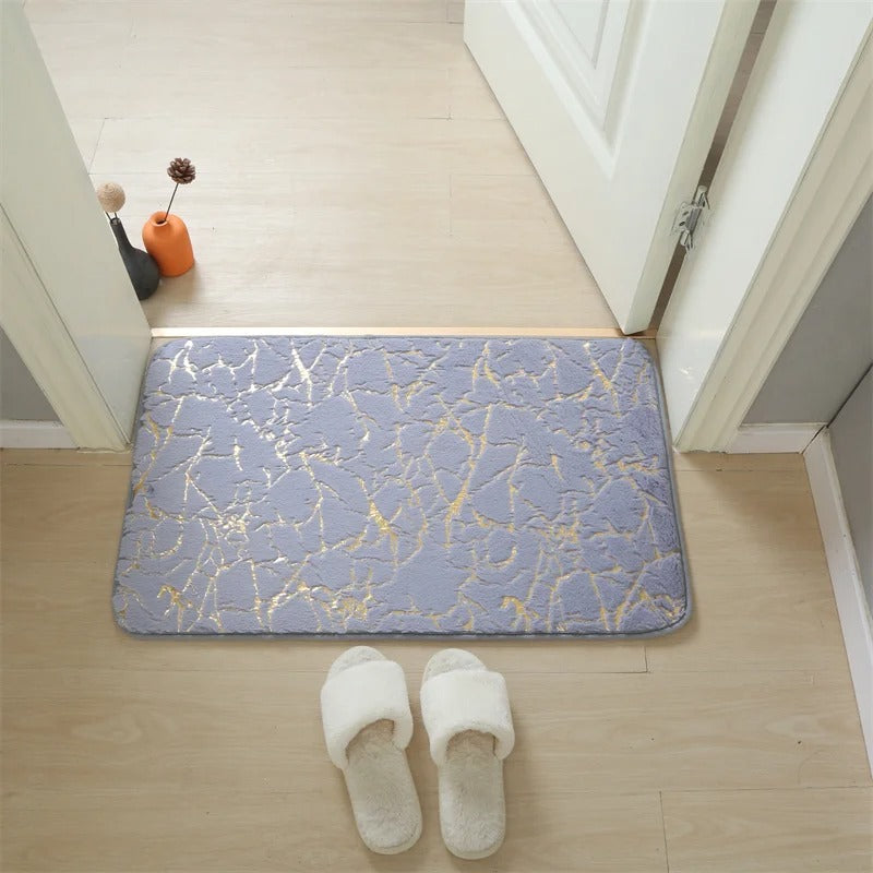 Modern Bath Mat Washable Non-Slip Rug