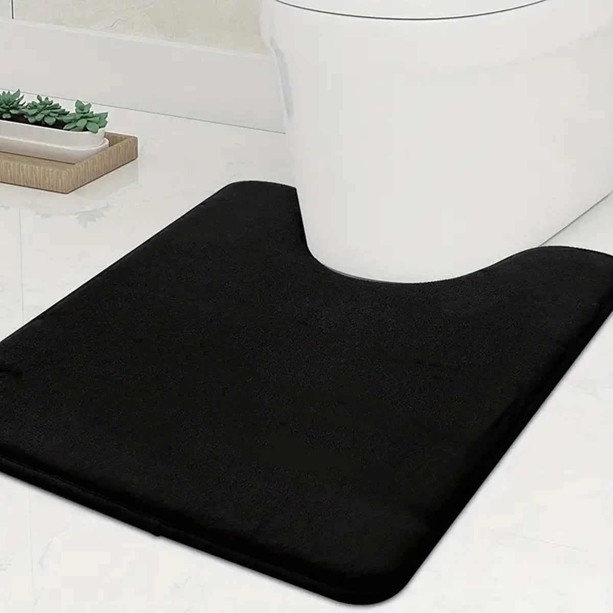 Large U-Shaped Toilet wc Mat