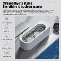 45000Hz Ultrasonic Cleaner Pro – Deep Clean Glasses, Jewelry, & Watches