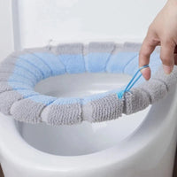 Winter Plush Toilet Seat Cover Mat