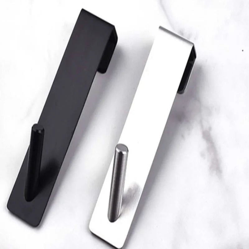 Stainless Steel Over Glass Door Shower Towel Rack [1 pack]
