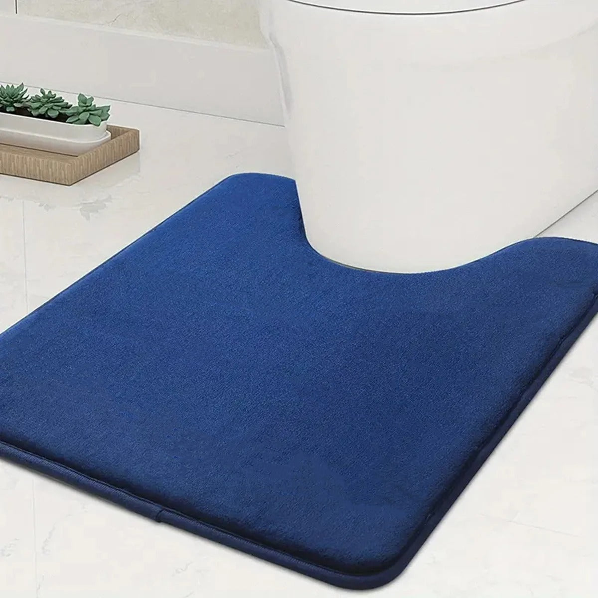 Large U-Shaped Toilet wc Mat