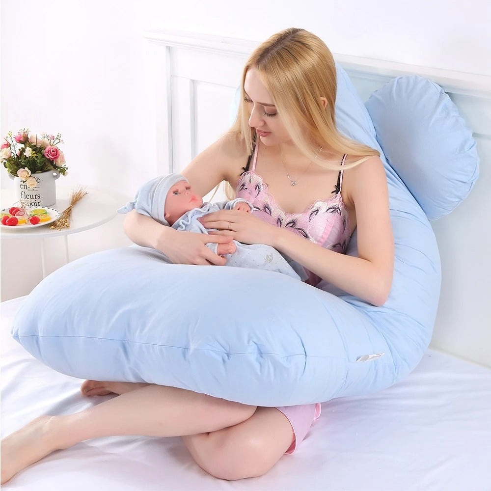 Pregnancy Pillow 130x70cm Sleeping Waist Pillow for Pregnant Women
