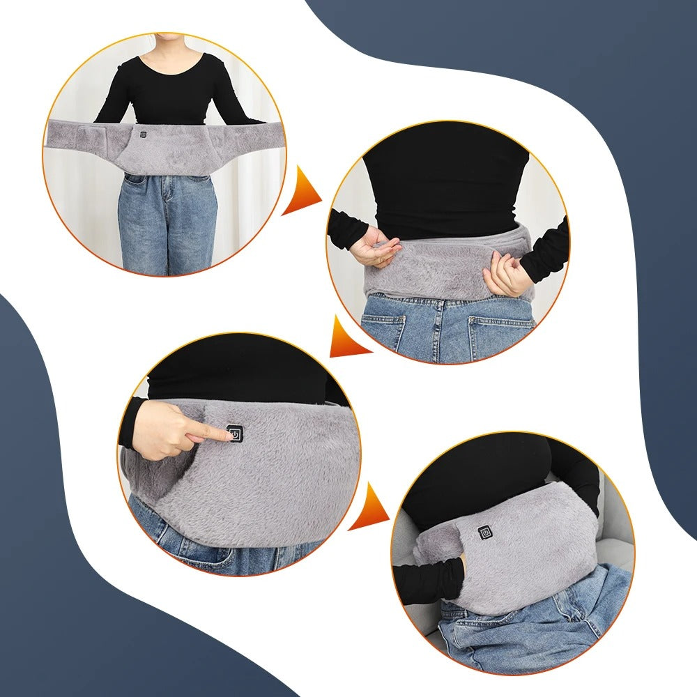 Electric Hand & Waist Warmer USB Rechargeable Winter Heater