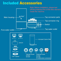 Faucet Tap Water Filter Purifier System – Reduces Lead, Chlorine & Bad Taste