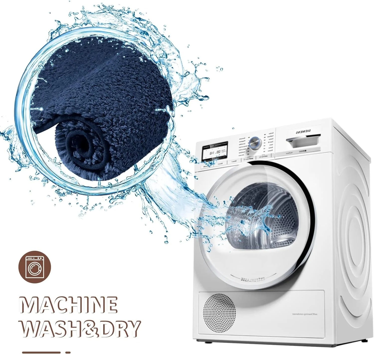 Thickened Water Absorbent Anti-Slip Bathroom Mat