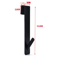 Stainless Steel Over Glass Door Shower Towel Rack [1 pack]