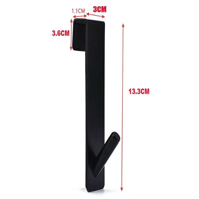 Stainless Steel Over Glass Door Shower Towel Rack [1 pack]
