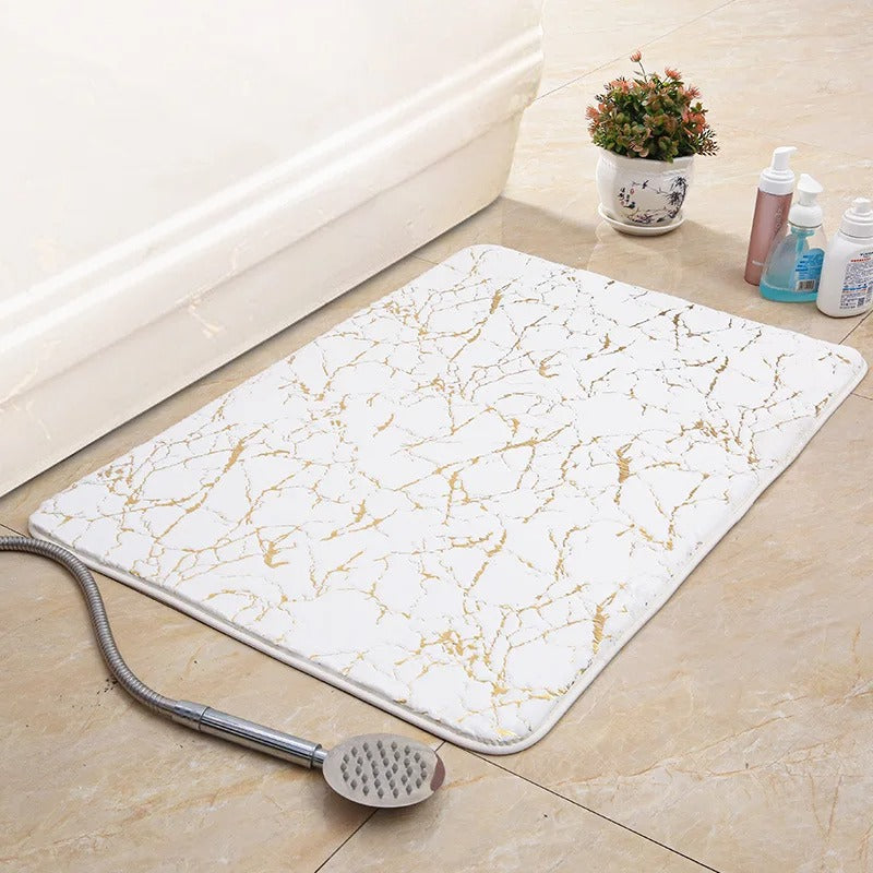 Modern Bath Mat Washable Non-Slip Rug