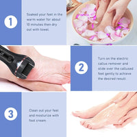 Electric Foot Sandpaper Foot File Professional Pedicure Tool for Heels