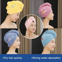 Quick Dry Hair Hat Super Absorbent Soft Towel