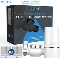 Faucet Tap Water Filter Purifier System – Reduces Lead, Chlorine & Bad Taste