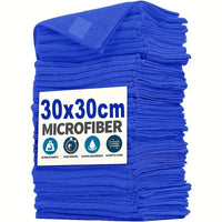 20Pcs Microfiber Towels Car Wash, Drying, & Household Cleaning Cloths