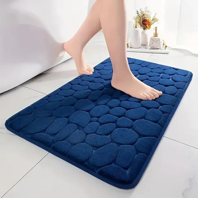 3D Non-Slip Bathroom Cobblestone Mat 40x60cm