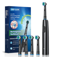 Electric Toothbrush with Rotary Cleaning