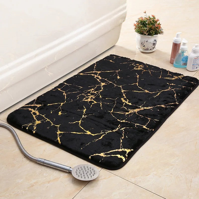 Modern Bath Mat Washable Non-Slip Rug
