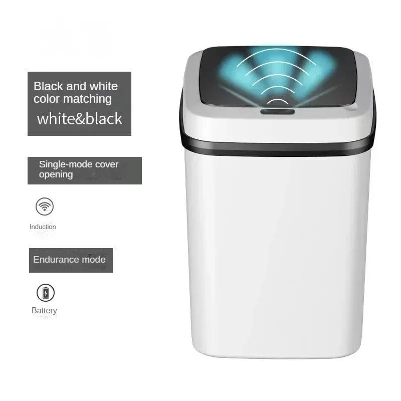 Hot Kitchen Trash Bin 13L Smart Touch Trash Can for Bathroom & Kitchen