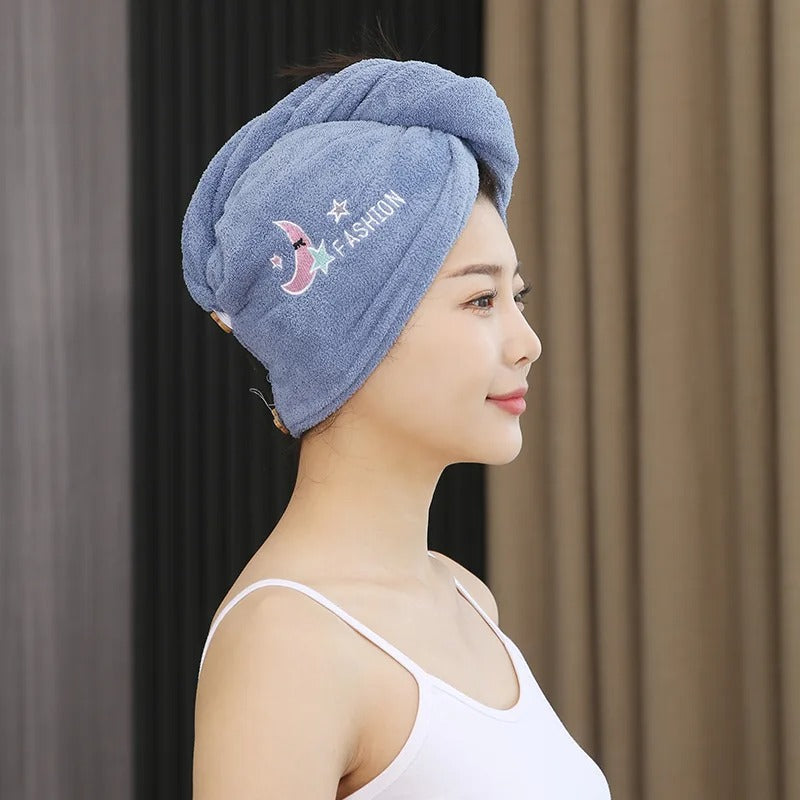 Quick Dry Hair Hat Super Absorbent Soft Towel