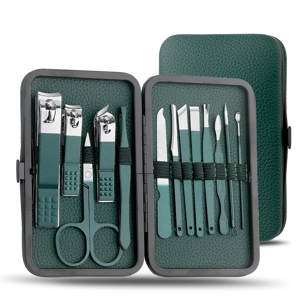 Stainless Steel Nail Cutter Kit & Pedicure Scissors Set – Portable Manicure & Pedicure