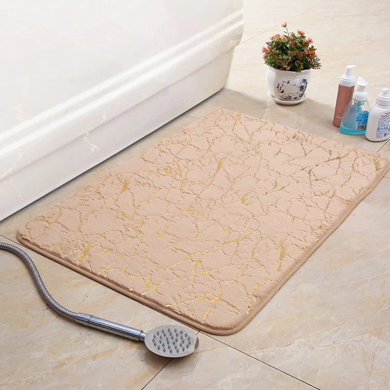 Modern Bath Mat Washable Non-Slip Rug