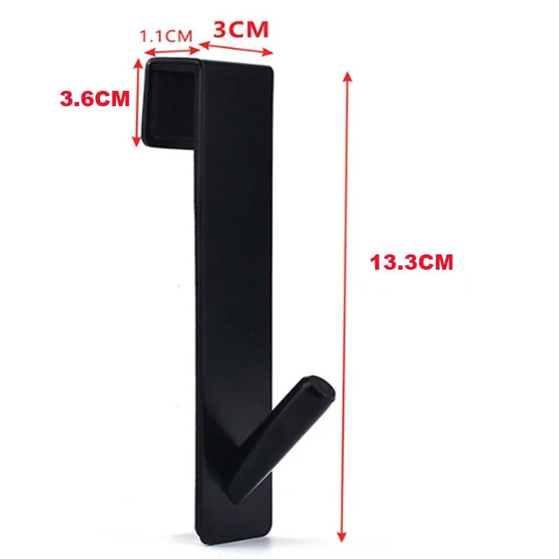 Stainless Steel Over Glass Door Shower Towel Rack [1 pack]