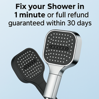 HydraPro Softener High-Pressure Filtered Shower Head