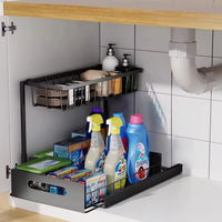 SpaceFlow Max 2 Tier Slide Out Under Sink Organizer