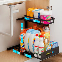 SpaceFlow Max 2 Tier Slide Out Under Sink Organizer